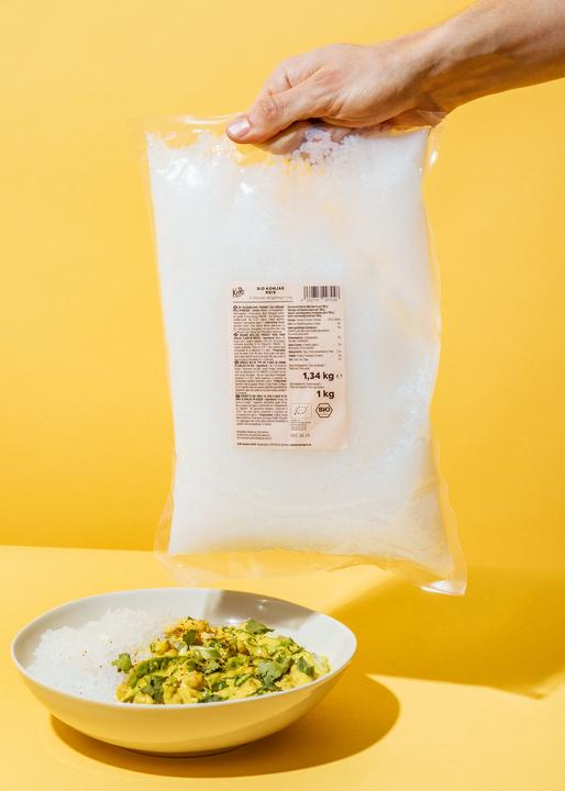 Actual product image KoRo Organic rice-like product made from konjac flour in water (1000 g)