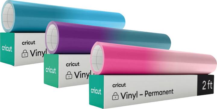 Actual product image Cricut Vinyl Film Heat Activated 30 x 60 cm, Purple/Turquoise (1 x)