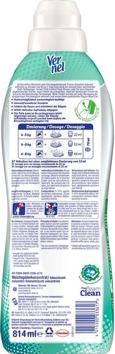 Image du produit Vernel Fresh Breeze (37 Cycles de lavage, Lessive liquide)