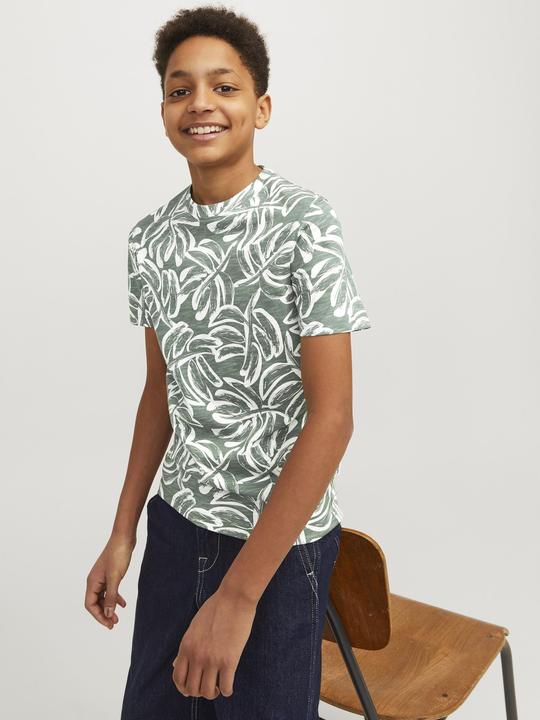 Actual product image Jack & Jones Jorlafayette Aop Tee Ss Crew Neck Mni (122)