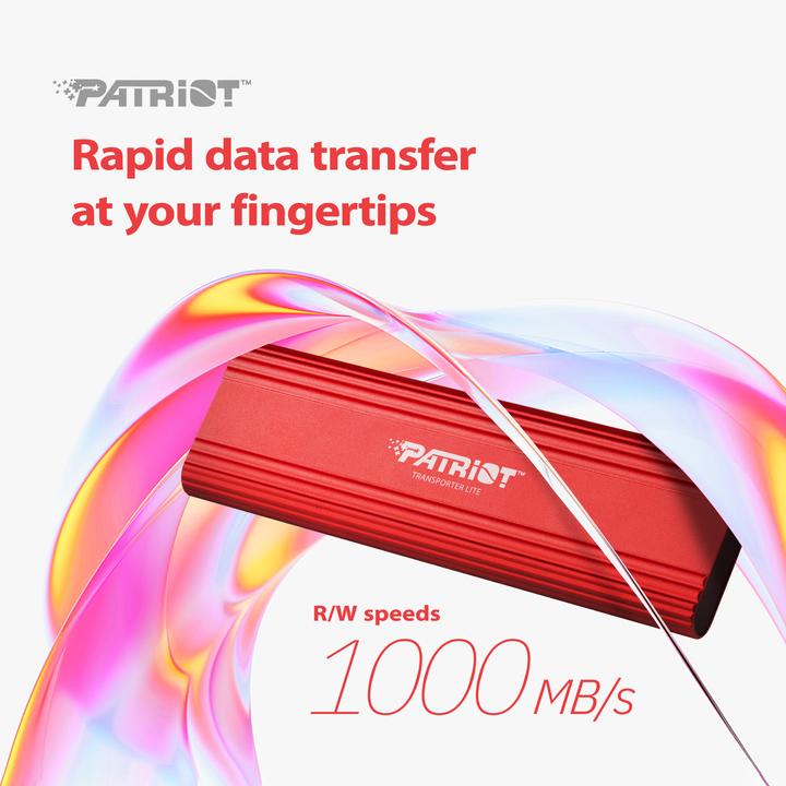 Produktbild Patriot Transporter LT 512GB USB3.2 Type-C SSD 1000 MB/s Aluminium (512 GB)