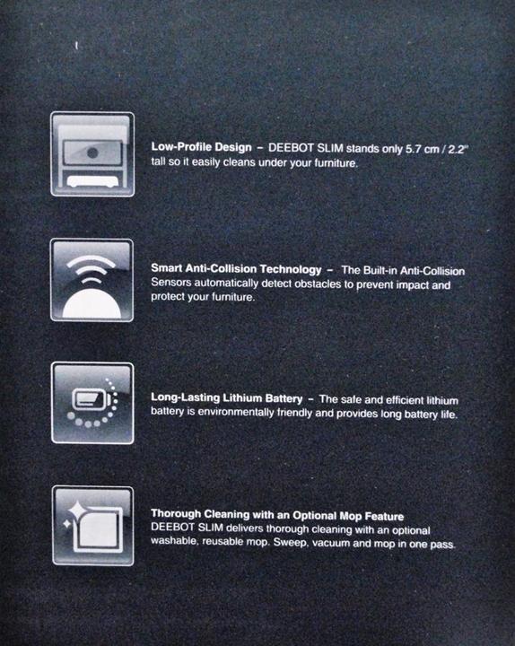 Actual product image Ecovacs Dslim