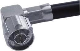 Produktbild Huber & Suhner HF-Steckverbinder, N-Typ, Messing, Stecker, Rechter Winkel, 50Ohm, Lötanschluss, Crimp-Anschluss