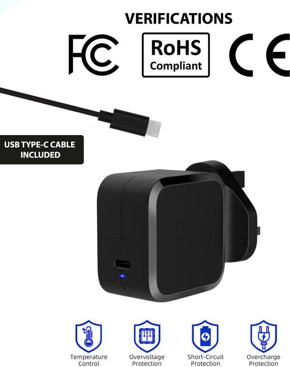 Image du produit Dell Adaptateur secteur USB-C 65 Watts - Royaume-Uni (65 W)