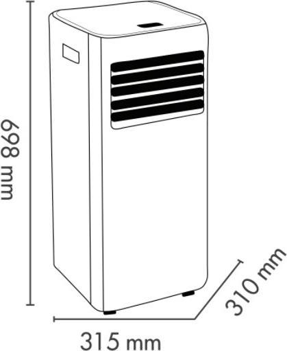 Actual product image Argo Iside (30 m², 10000 BTU/h)