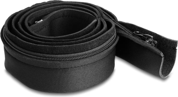 Actual product image Delock Cable conduit with zipper 3 m x 100 mm Black (Cable conduit, 300 cm)