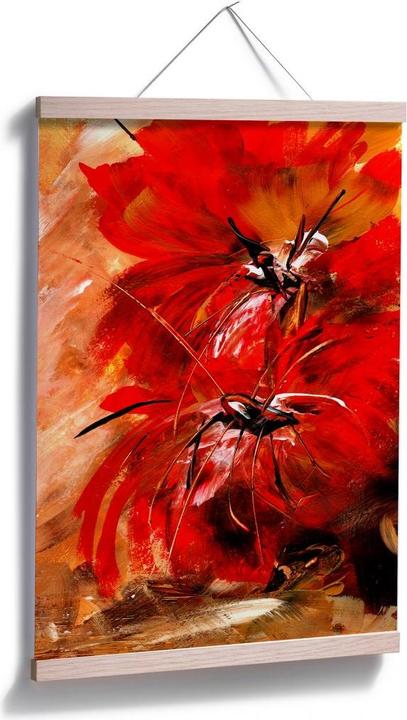 Produktbild Trenddeko Niksic - Feuerblumen (60 x 90 cm)