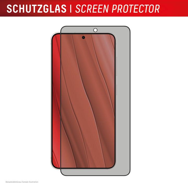 Actual product image Displex Privacy Glass, Privacy Full Cover Panzerglas (1 Piece, Samsung Galaxy S25 Edge)