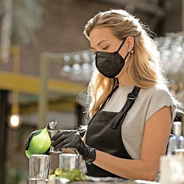 Actual product image AirPop Face Mask Pocket 2pcs (Black) (2 x)