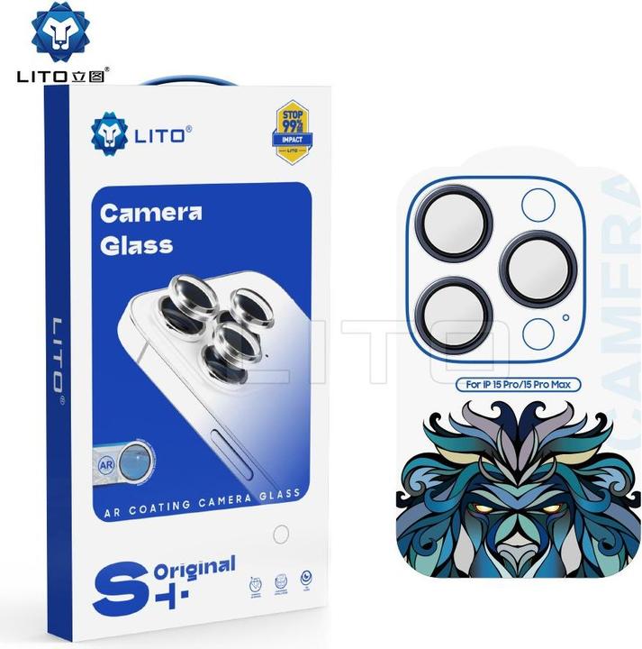 Produktbild Lito Kamera Abdeckung (2 Stück, Apple iPhone 16 Plus)