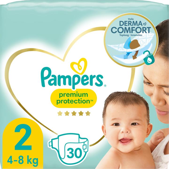 Pampers Premium Protection (Gr. 2, Tragepack, 30 Stück)