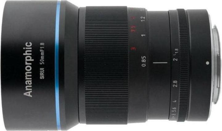 Actual product image Sirui 50mm f1.8 anamorphic lens, X mount (Fujifilm X, APS-C / DX)