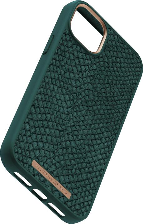 Immagine prodotto Njord Custodia rigida Salm.Leather Magsafe verde (Apple iPhone 14 Plus)