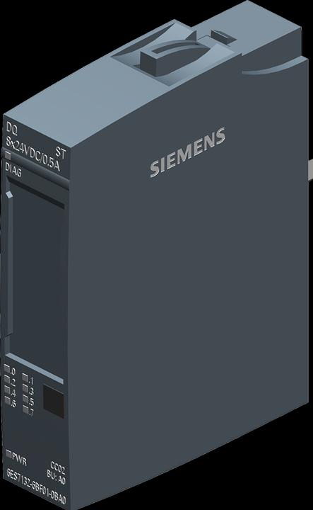 Produktbild Siemens 6ES7132-6BF01-0BA0 Netzteil & Spannungsumwandler Indoor Mehrfarbig