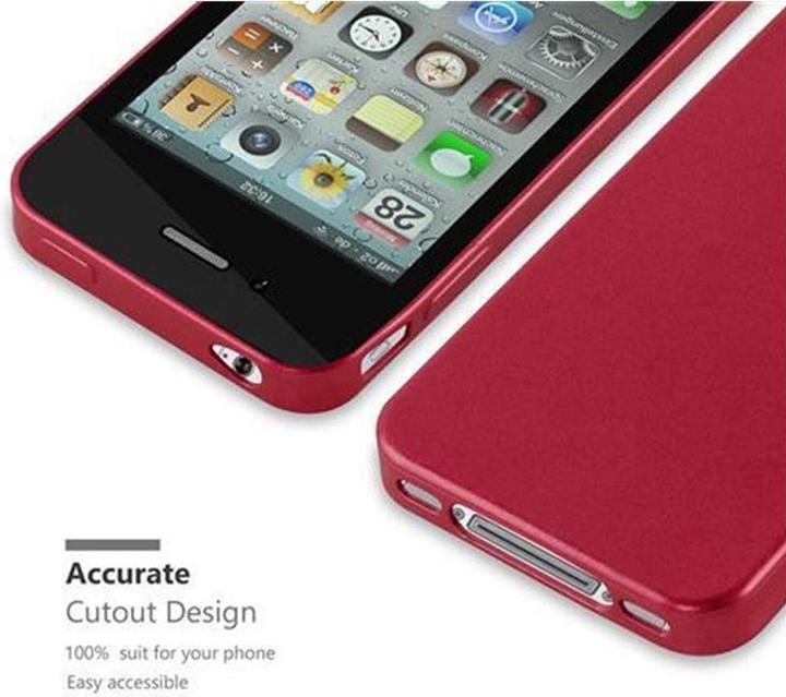 Immagine prodotto Cadorabo Copertura metallica opaca in TPU (Apple iPhone 4, G4s)