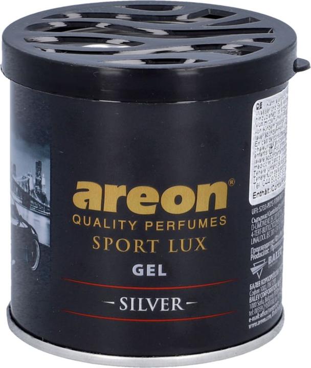Areon Car Sport Lux Silver Gel Can 80 g