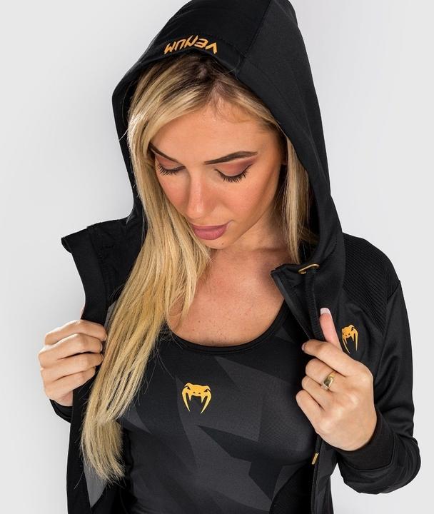 Actual product image Venum Razor Hoodie - For Women - Black/Gold - S (XS)