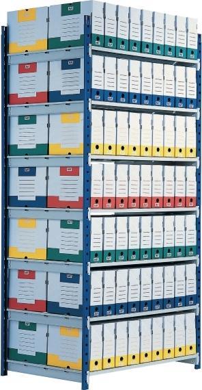 Image du produit Paperflow Rayonnage pour charges lourdes RangEco 517S bleu 100,0 x 68,0 x 200,0 cm