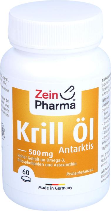 Actual product image Zein Pharma Krill Oil Antartic (60 Piece, Capsules)