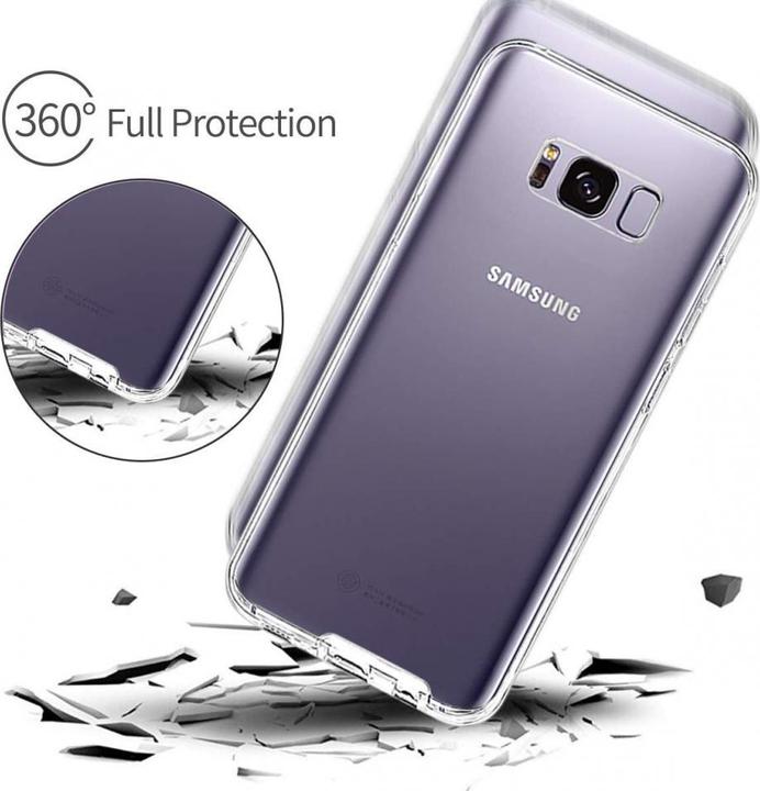 Actual product image Screenguard 360° Screen & Body Protector Samsung Galaxy S8+ Cover with Foil (Samsung Galaxy S8+)