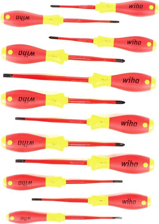 Actual product image Wiha Screwdriver set (Slotted screws, Torx (TX), Pozidriv cross recess (PZ), Phillipps cross recess (PH))