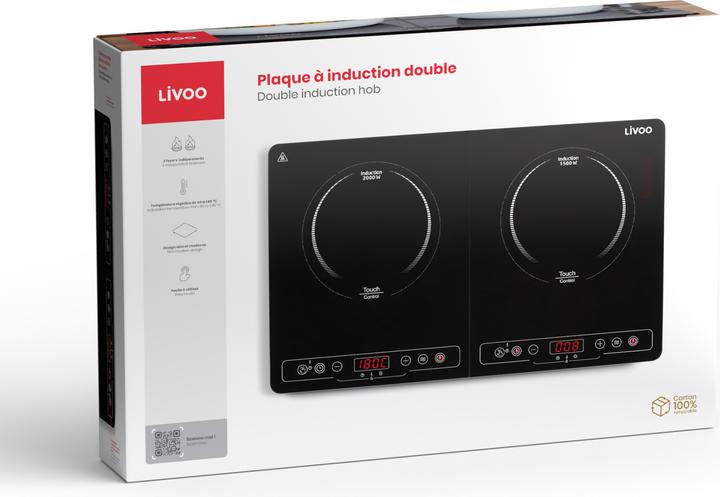 Produktbild Livoo Doppelinduktionskochplatte
