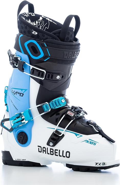 Actual product image Dalbello Lupo Ax 105 W Ls White/Blue Cyan 2021 (22, 22.5)