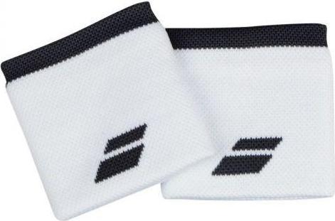 Actual product image Babolat WRISTBAND WHITE/BLACK (2X)