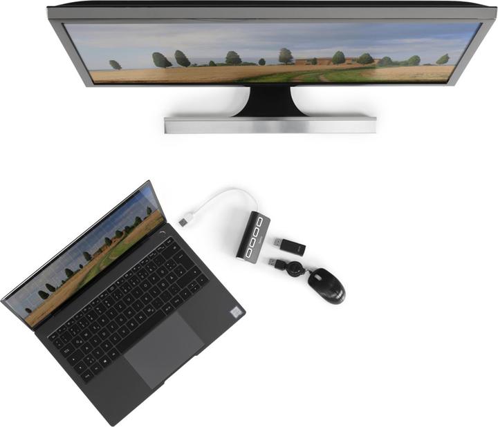 Produktbild Hama USB-A-Hub (USB-A, 4 Ports)