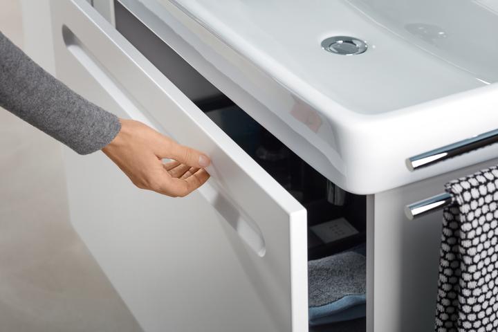 Produktbild Duravit Waschtischunterbau No 1 1 Auszug, 590x426mm weiss matt