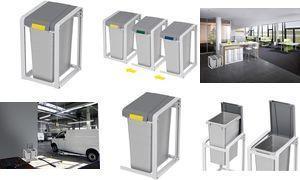 Produktbild Hailo ProfiLine Öko XL (Erweiterungseinheit), Flexibles Mülltrennsystem, 38 ltr (38 l)