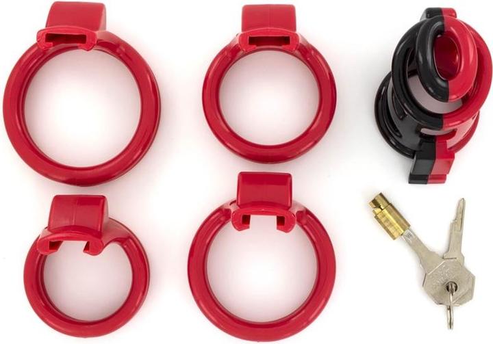 Actual product image CockLock Penis Chastity Cage "Double Color