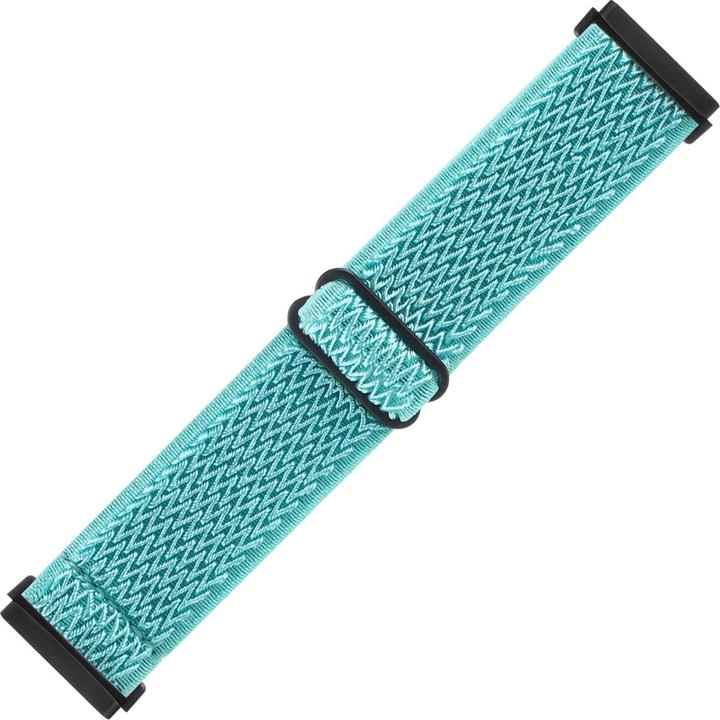 Actual product image Cover-Discount Fitbit Versa 4 / Sense 2 - Nylon Replacement Bracelet light blue (Nylon, Versa 3, Sense)