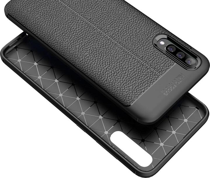 Productafbeelding Screenguard Samsung Galaxy A30s Hoesje Leather Design TPU Cover (Samsung Galaxy A30)