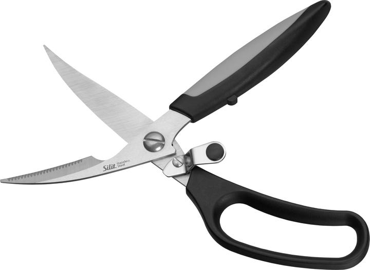 Produktbild Silit Pollo Geflügelschere mit Integriertem Knochenbrecher 24cm Edelstahl für Rechts- und Linkshänder