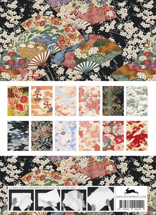 Produktbild Gift & Creative Paper KIMONO (Geschenkpapier, 16 x)