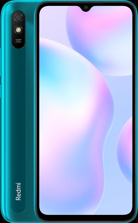 Xiaomi Redmi 9A (32 GB, Peacock Green, 6.53", Hybrid Dual SIM, 13 Mpx, 4G)