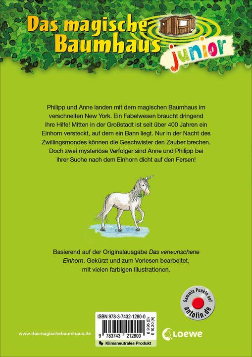 Produktbild Magi. Baumhaus junior Einhorn (Deutsch, Mary Pope Osborne, Jutta Knipping, Sabine Rahn, Loewe Erstlesebücher, 2023)