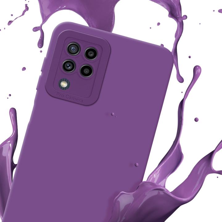 Productafbeelding Cadorabo Hoesje voor Samsung Galaxy M22 / M32 4G in TPU Fluid LM162 Style (Samsung Galaxy M22, Samsung Galaxy A32)