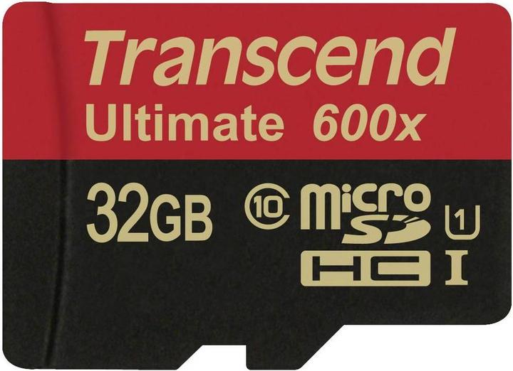 Actual product image Transcend Ultimate (32 GB, microSDHC, U1, UHS-I)