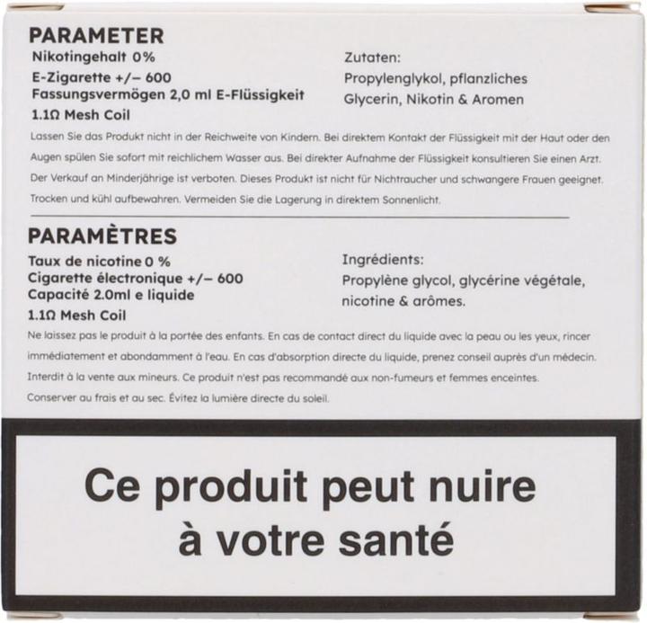 Actual product image SKE Crystal Plus Blueberry Rasperry - E-Pod refill - 2 pcs. à 2 ml (Bilberry, Raspberry)