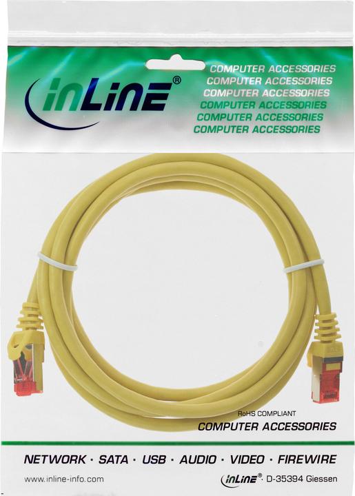 Actual product image Aquatuning Network cable (S/FTP, CAT5e, 0.25 m)