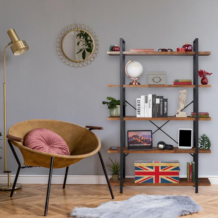 Produktbild Relaxdays Bücherregal (120 x 32.5 x 178 cm)