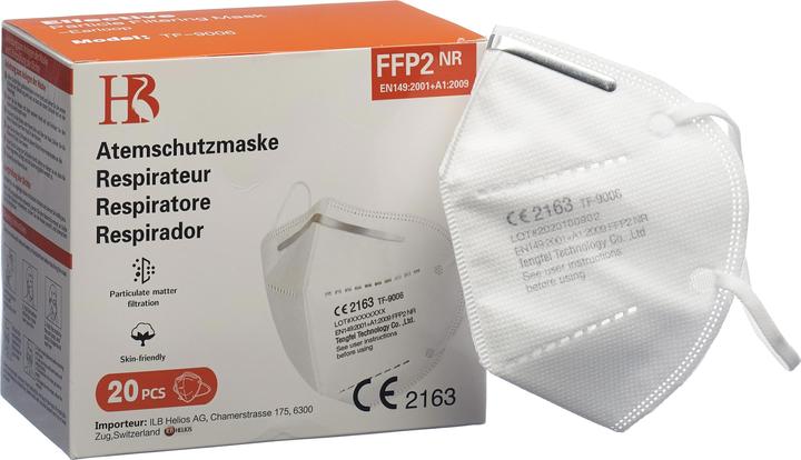 Actual product image Neutral FFP2 respirator mask (FFP2, 20 x)