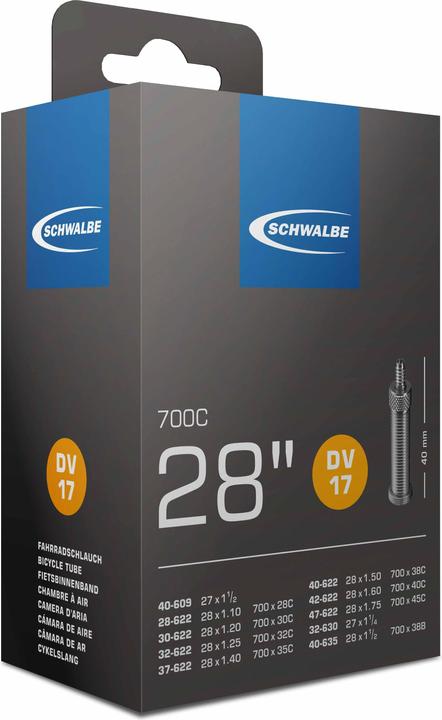 Schwalbe Schlauch 28" DV17 (Dunlop (DV), 28", 40 mm)