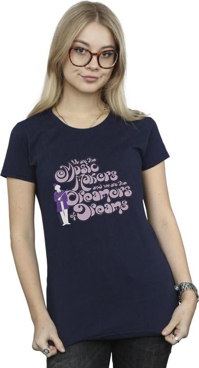Immagine prodotto Willy Wonka & the Chocolate Factory Dreamers Text Maglietta Donna (S)