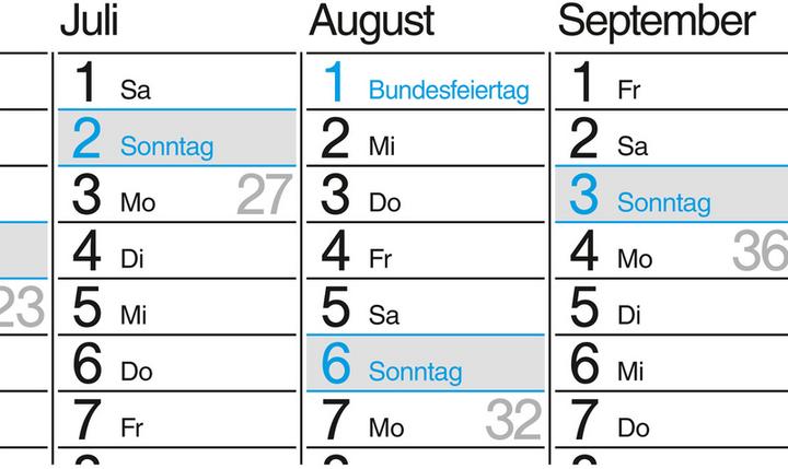 Valeurs nutritives et ingrédients Bühner Calendrier des affiches (Spécial, Non contraignant, Allemand)
