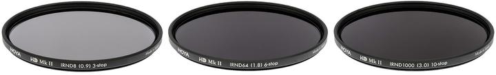 Actual product image Hoya 82.0 HD MKII IRND Filter Kit 8/64/1000 (82 mm, Neutral density filter)