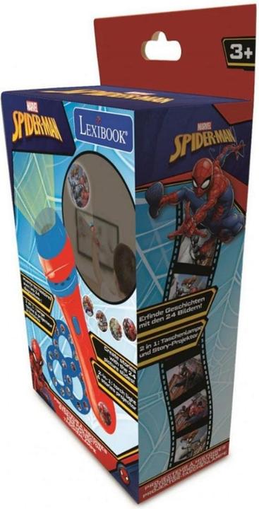 Immagine prodotto Lexibook Proiettore di storie di Spider-Man e torcia (Multilingue)