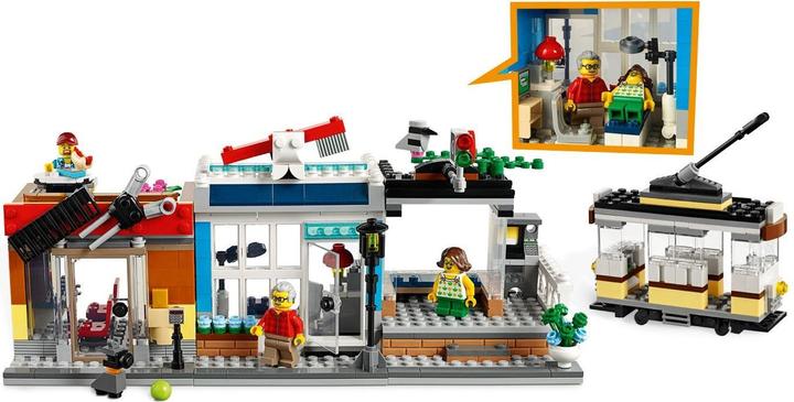 Produktbild LEGO Stadthaus mit Zoohandlung Café (31097, LEGO Creator 3-in-1)